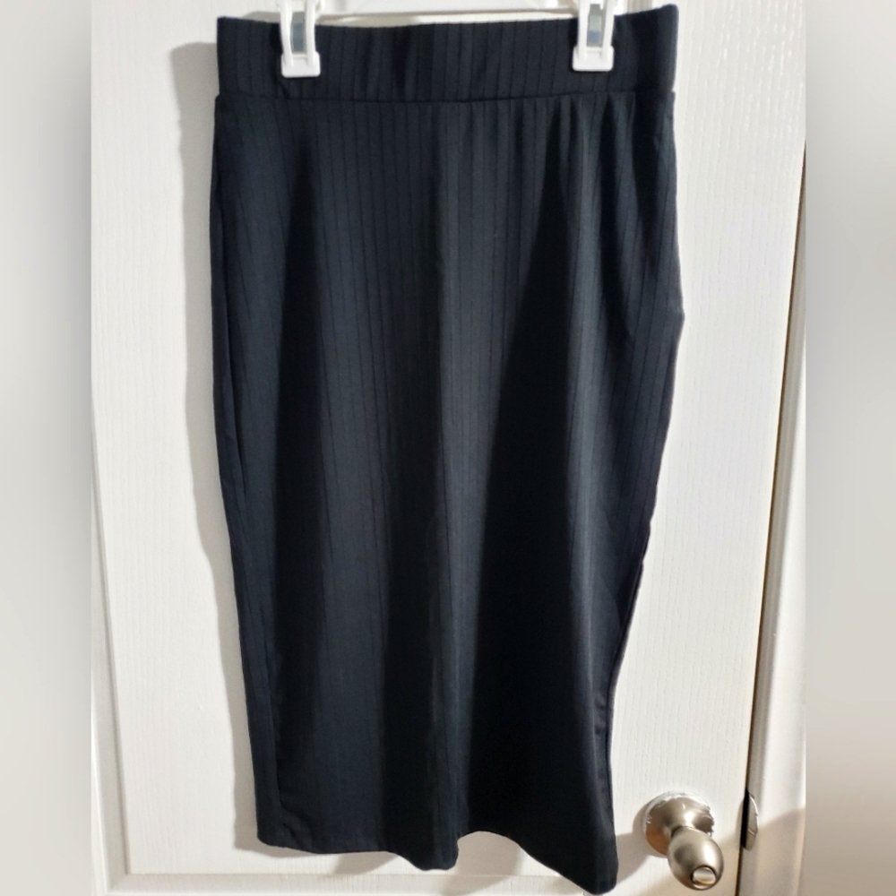 SHEIN rib knit pencil skirt